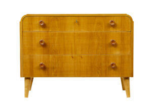 Mid Century Swedish Elm Chest of Drawers — thumbnail 8