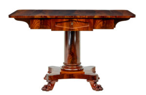 EARLY 20TH CENTURY SCANDINAVIAN EMPIRE REVIVAL SOFA TABLE