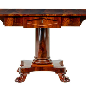 EARLY 20TH CENTURY SCANDINAVIAN EMPIRE REVIVAL SOFA TABLE