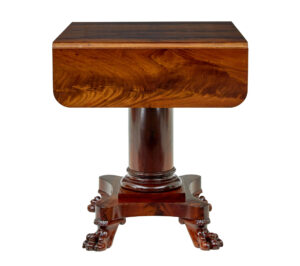 Early 20th Century Scandinavian Empire Revival Sofa Table — thumbnail 5