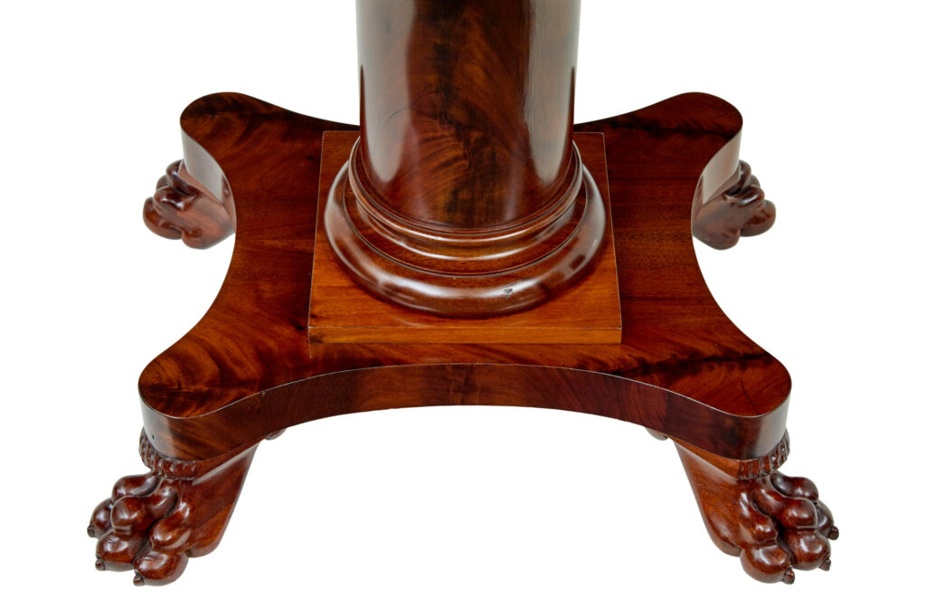 Early 20th Century Scandinavian Empire Revival Sofa Table — image 2