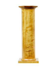 Early 20th Century Empire Revival Swedish Birch Pedestal — thumbnail 6