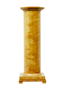 Early 20th Century Empire Revival Swedish Birch Pedestal — thumbnail 5