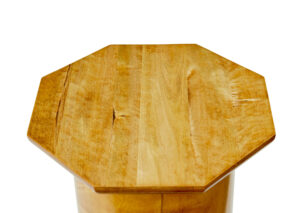 Early 20th Century Empire Revival Swedish Birch Pedestal — thumbnail 3