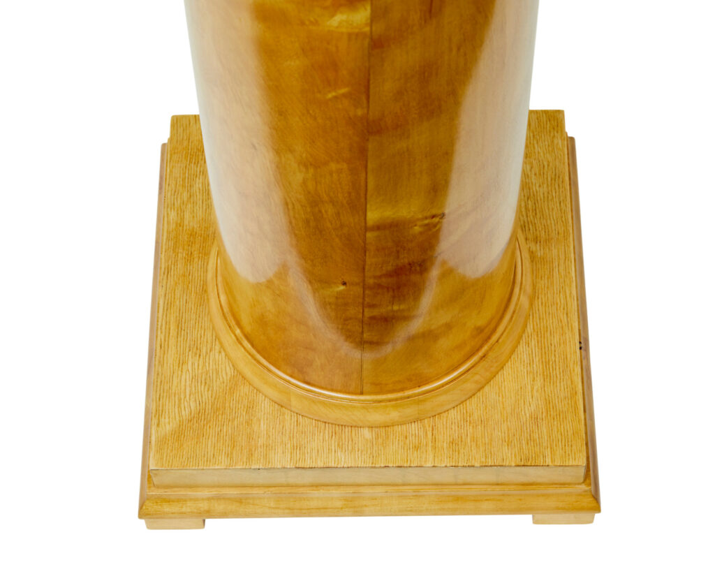 Early 20th Century Empire Revival Swedish Birch Pedestal — image 2