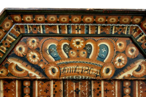 Early 19th Century Swedish Hand Painted Cupboard — thumbnail 7