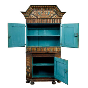 Early 19th Century Swedish Hand Painted Cupboard — thumbnail 11