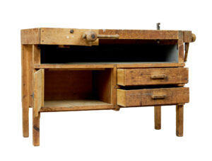 Early 20th Century Pine Workbench — thumbnail 5
