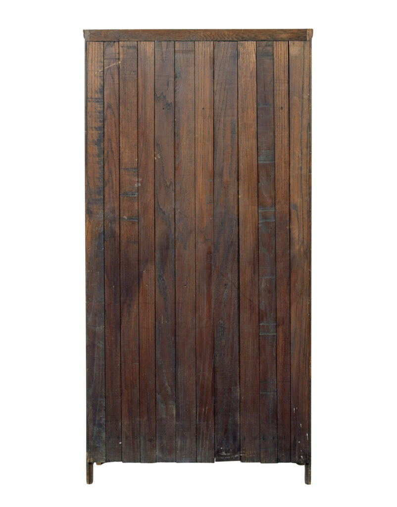 20th Century Oak Gothic Revival Wardrobe — image 4