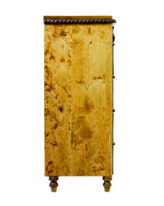 Swedish 19th Century Carved Birch Chest of Drawers — thumbnail 5