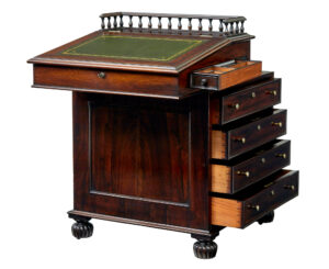 Mid 19th Century Davenport Writing Desk — thumbnail 11