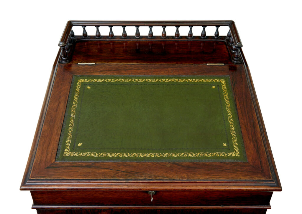 Mid 19th Century Davenport Writing Desk — image 6