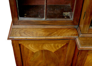 Mid 19th Century Inlaid Breakfront Bookcase — thumbnail 6