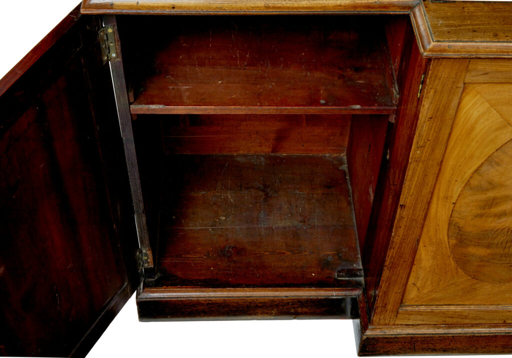 Mid 19th Century Inlaid Breakfront Bookcase — image 7