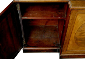 Mid 19th Century Inlaid Breakfront Bookcase — thumbnail 7