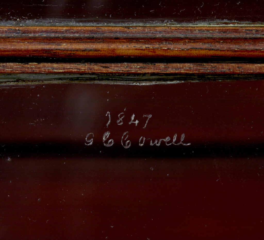 Mid 19th Century Inlaid Breakfront Bookcase — image 10
