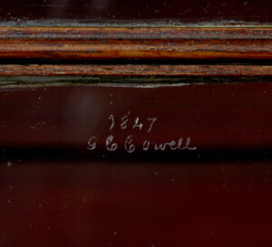 Mid 19th Century Inlaid Breakfront Bookcase — thumbnail 10