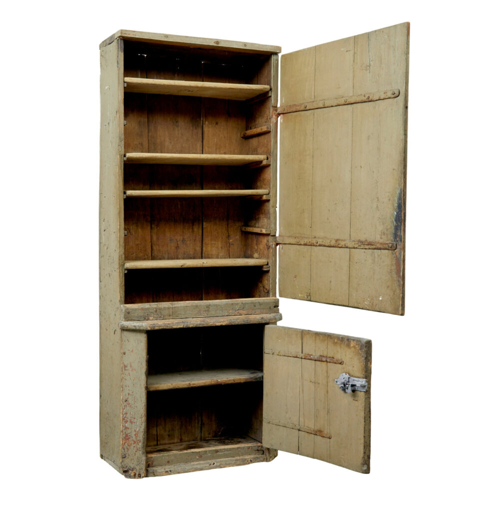 Early 19th Century Scandinavian Carved Pine Cupboard — image 13