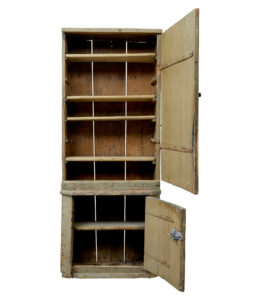 Early 19th Century Scandinavian Carved Pine Cupboard — thumbnail 12