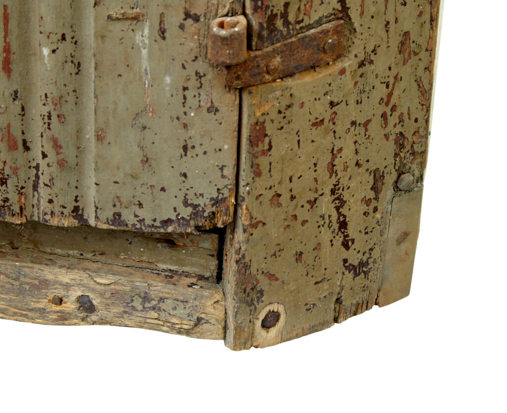 Early 19th Century Scandinavian Carved Pine Cupboard — image 2