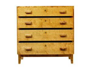 Art Deco Swedish Chest of Drawers in Birch — thumbnail 5