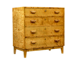 ART DECO SWEDISH CHEST OF DRAWERS IN BIRCH