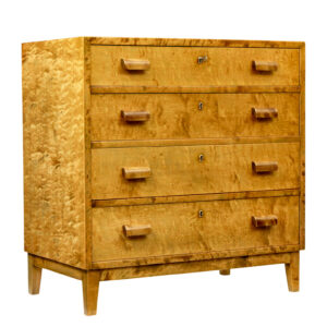 ART DECO SWEDISH CHEST OF DRAWERS IN BIRCH