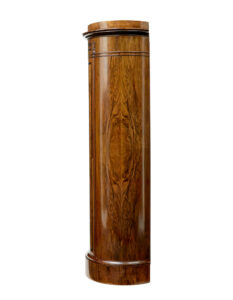 19th Century Burr Walnut Pedestal Cupboard — thumbnail 9