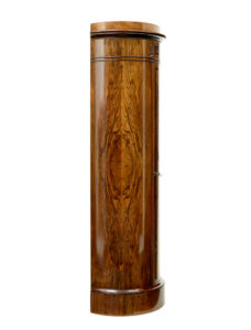 19th Century Burr Walnut Pedestal Cupboard — thumbnail 8