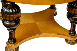 Swedish Mid Century Art Deco Inspired Elm Root Coffee Table — thumbnail 4