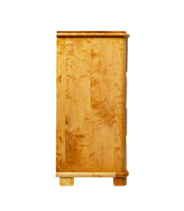 Mid 19th Century Burr Birch Swedish Secretaire Chest of Drawers — thumbnail 2