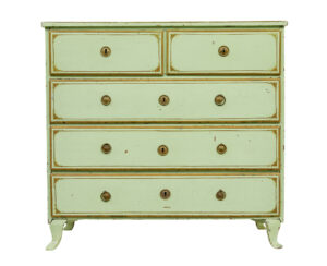 19th Century Swedish Painted Pine Chest of Drawers — thumbnail 6