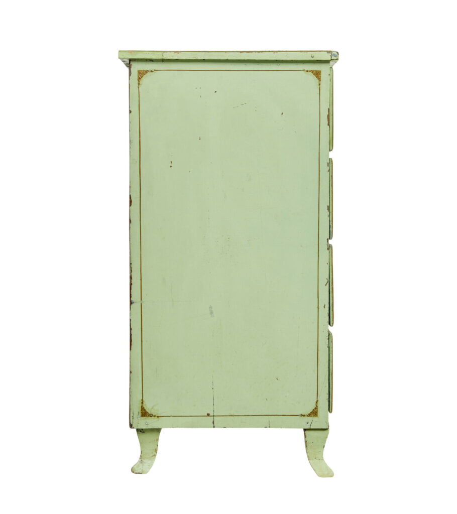 19th Century Swedish Painted Pine Chest of Drawers — image 2