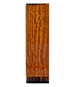 Mid Century Scandinavian Teak and Zebrawood Low Open Bookcase — thumbnail 10