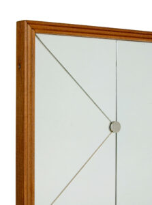 Large Swedish Mid Century Harlequin Mirror — thumbnail 6