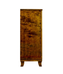 Scandinavian Art Deco Elm and Birch Inlaid Cabinet — thumbnail 8