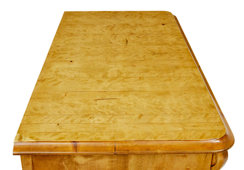 19th Century Swedish Tiger Birch Cupboard — image 3