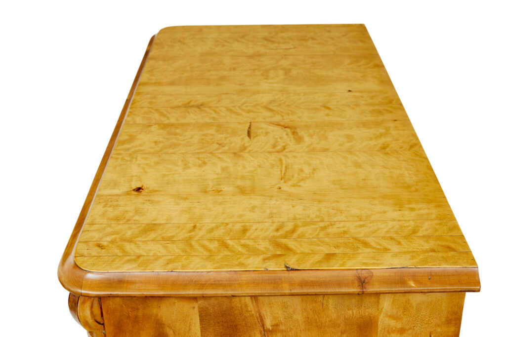 19th Century Swedish Tiger Birch Cupboard — image 2