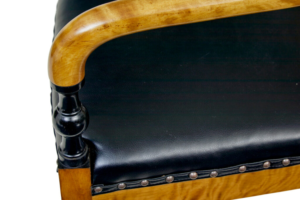 Pair of Period Art Deco Scandinavian Birch Armchairs — image 3