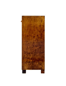 Mid Century Swedish Birch and Elm Low Open Bookcase — thumbnail 6