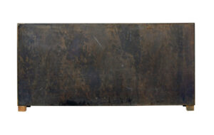 Mid Century Swedish Birch and Elm Low Open Bookcase — thumbnail 5
