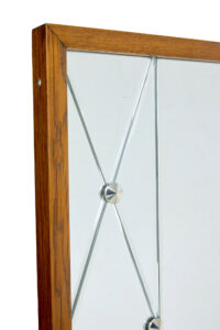 Mid Century Scandinavian Segmented Wall Mirror by G&T — thumbnail 3