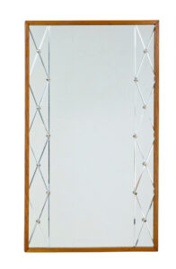Mid Century Scandinavian Segmented Wall Mirror by G&T — thumbnail 1