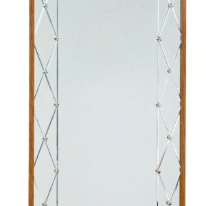 MID CENTURY SCANDINAVIAN SEGMENTED WALL MIRROR BY G&T
