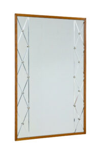 Mid Century Scandinavian Segmented Wall Mirror by G&T — thumbnail 7