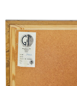 Mid Century Scandinavian Segmented Wall Mirror by G&T — thumbnail 6