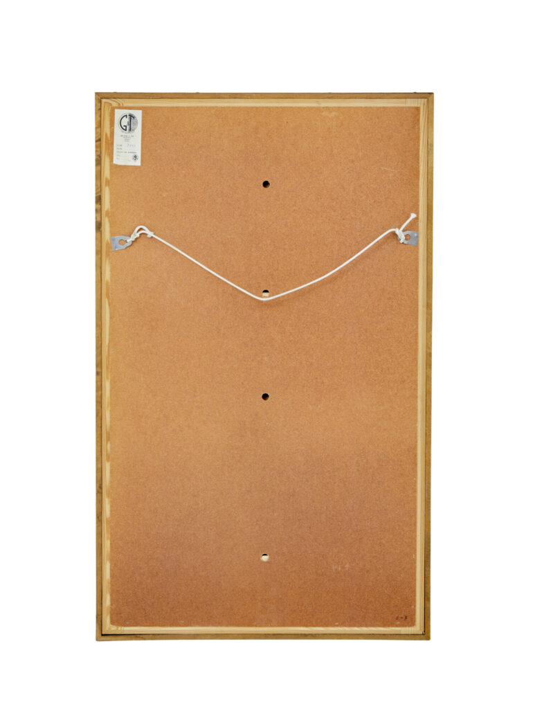 Mid Century Scandinavian Segmented Wall Mirror by G&T — image 5