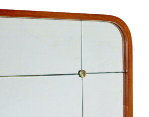 Swedish Mid Century Shaped and Segmented Wall Mirror — thumbnail 5