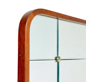 Swedish Mid Century Shaped and Segmented Wall Mirror — thumbnail 4