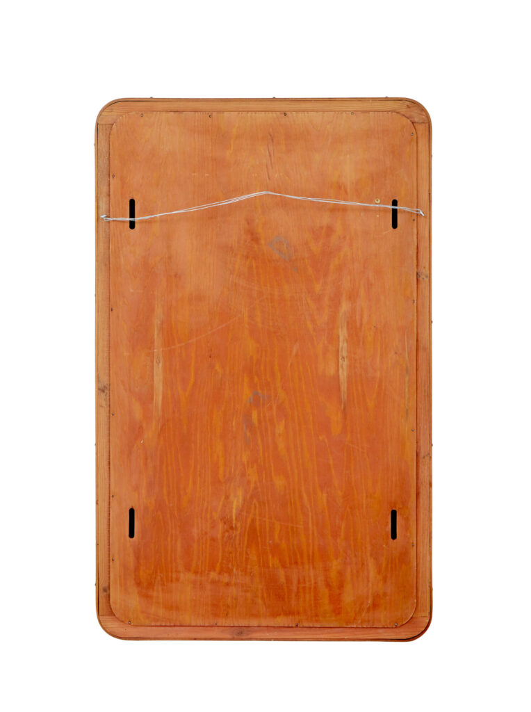 Swedish Mid Century Shaped and Segmented Wall Mirror — image 2